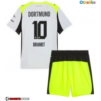Otroške Nogometnih dresov Borussia Dortmund Julian Brandt #10 Gostujoči 2025-26 Kratki rokavi (+ hlače)